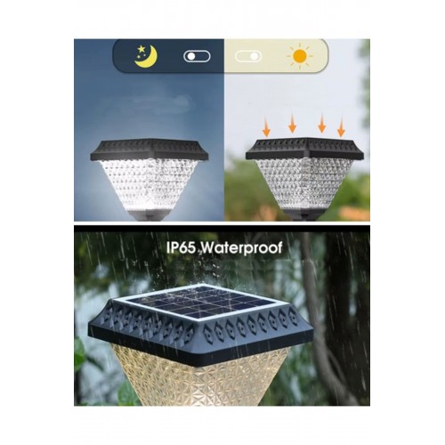 40w Set üstü RGB-Günışığı Beyaz Renk Ledli Ayarlanabilir Solar Güneş Enerjili Bahçe Lambası 1 adet